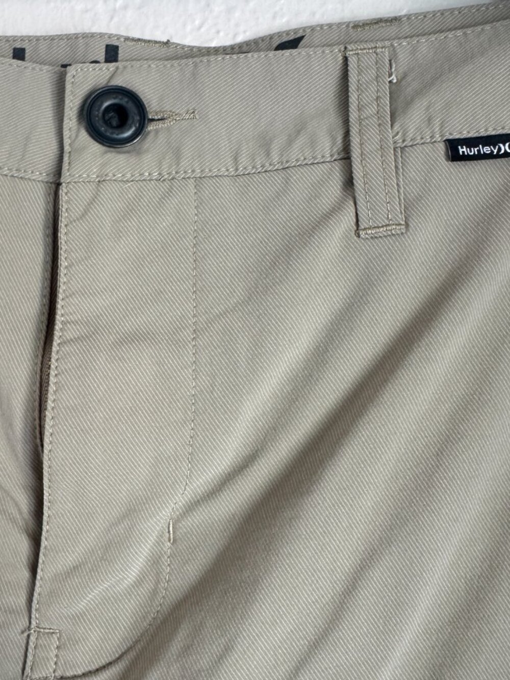 Hurley Dri-FIT Khaki Golf Shorts Men’s 38 Performance Casual - Picture 3 of 7
